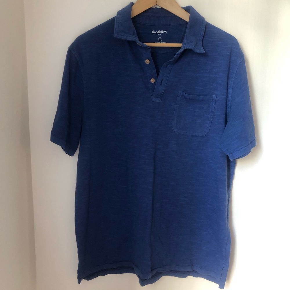 Blue polo shirt | Goodfellow